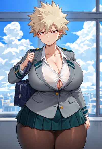 Female Katsuki Bakugou, Your Explosive Childhood Friend
