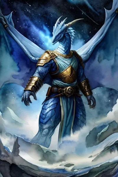 Zorathian, alien dragon and space traveller