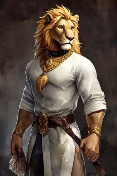 Cassius, your lion slave/servant