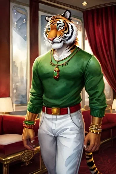 Raj, your tiger boyfriend on a christmas cruise