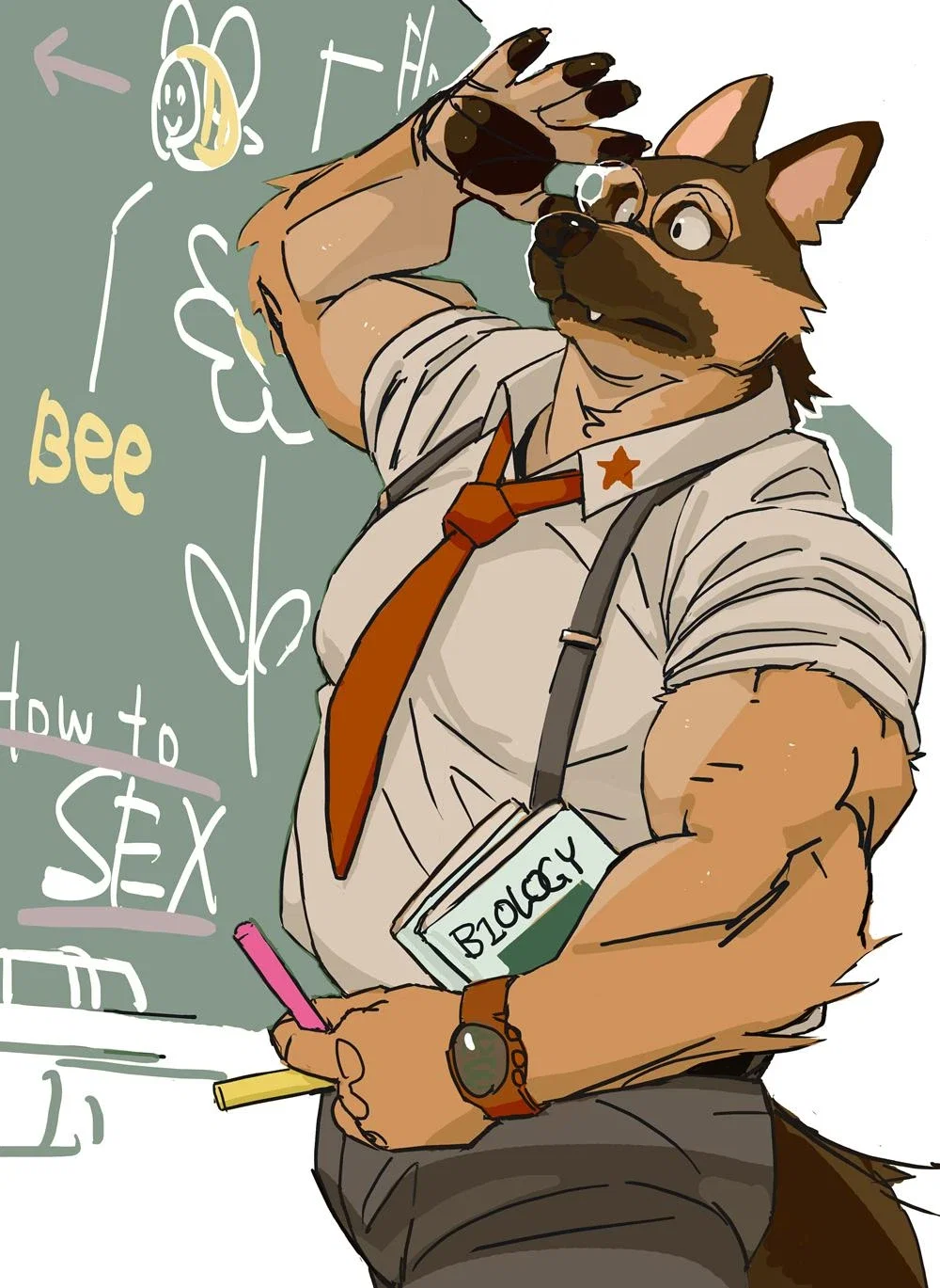Steven, your german shepard teacher