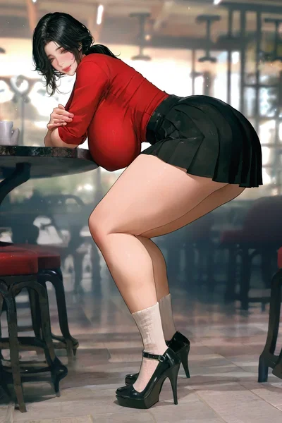 Is the waitress checking you out?
