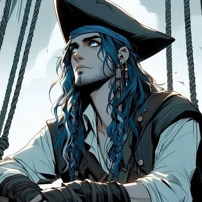 Captain Caspian McLeary|Pirate oc|