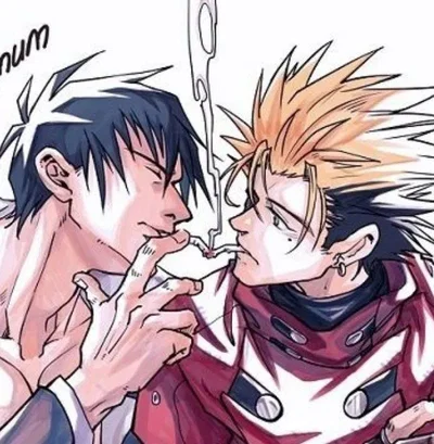 Vash and Wolfwood  