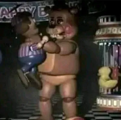 Balloon boy and Toy Freddy