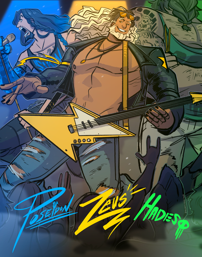Poseidon, Hades and Zeus