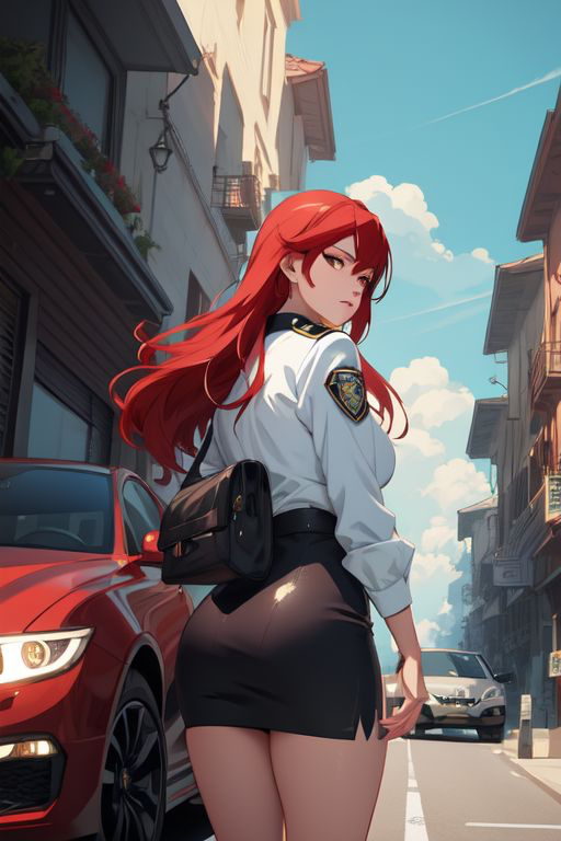 Your spoiled step-sister is a police officer