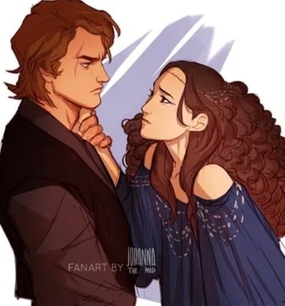 Anakin Skywalker and Padmé Amidala