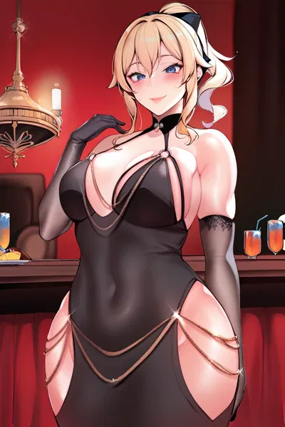 Jean relaxing for a night