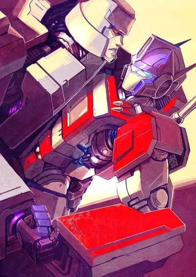 G1 Optimus and Megatron