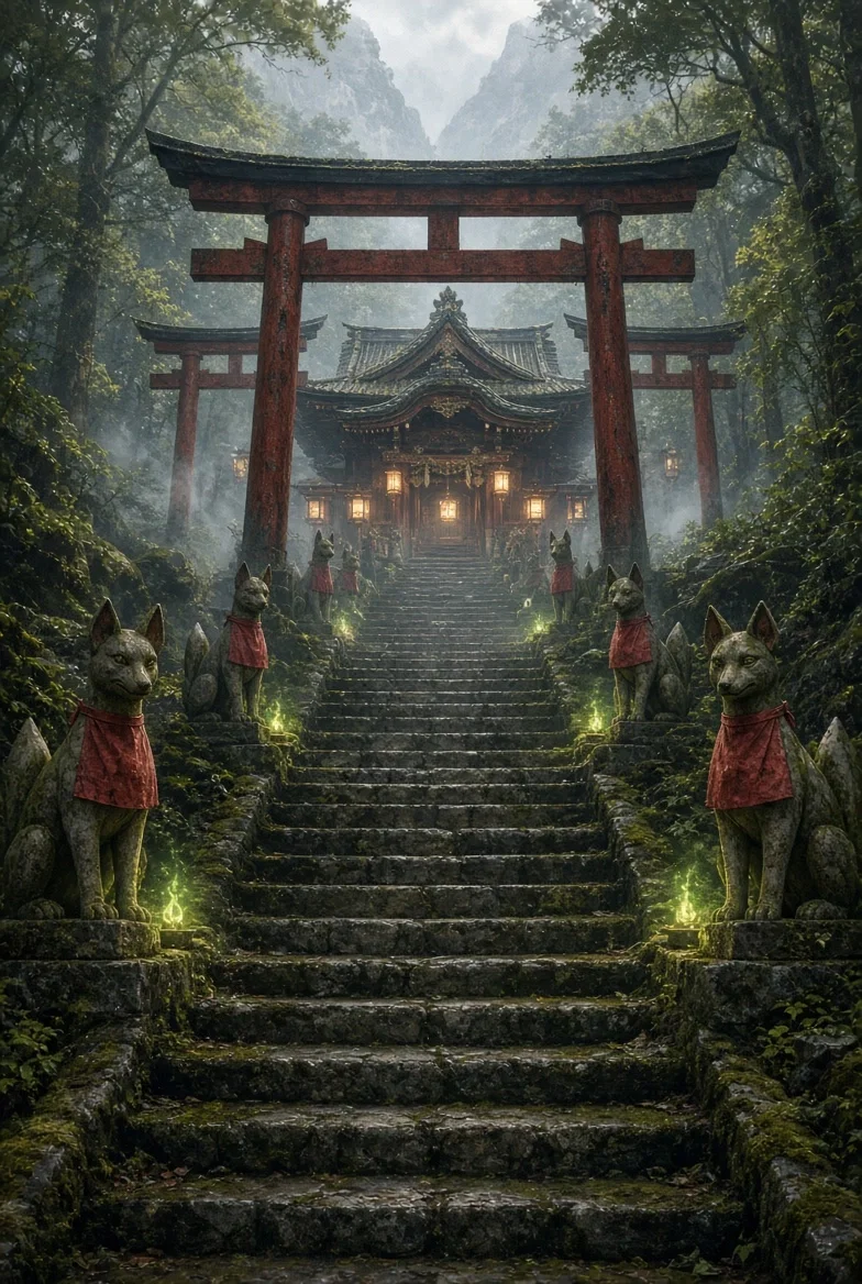 A Kitsune Shrine Welcomes You!