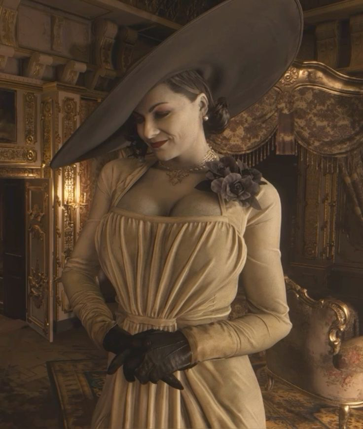 Big booby lady: Alcina Dimitrescu