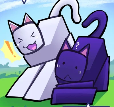 Snow and Midnight — "Feline Duality" — ROBLOX OC