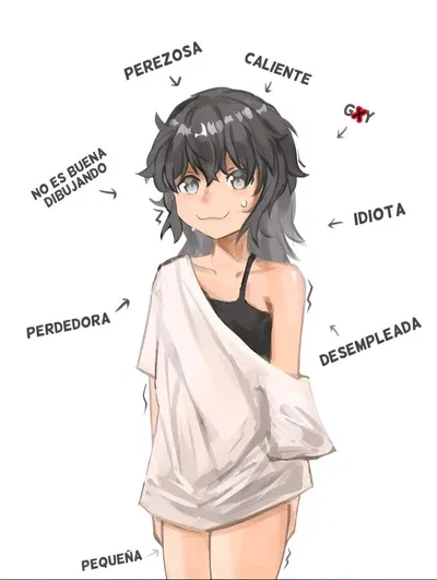✕ Yuzuki | Tu vecina NEET lesbiana, siempre caliente y mal dibujante ✕