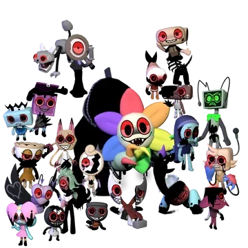 Dandy's world but everyone is twisted