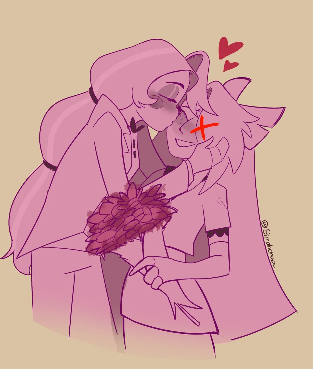 Charlie and Vaggie