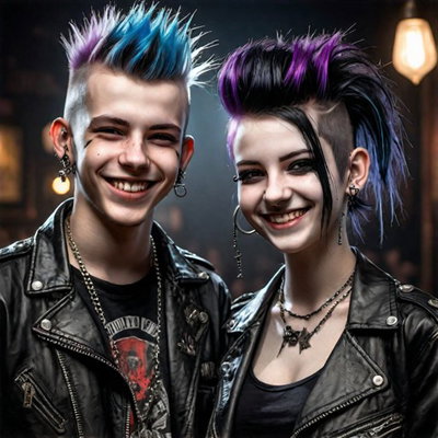 Your punk dad and goth mom