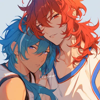 Kaeya and Diluc |Basketball player
