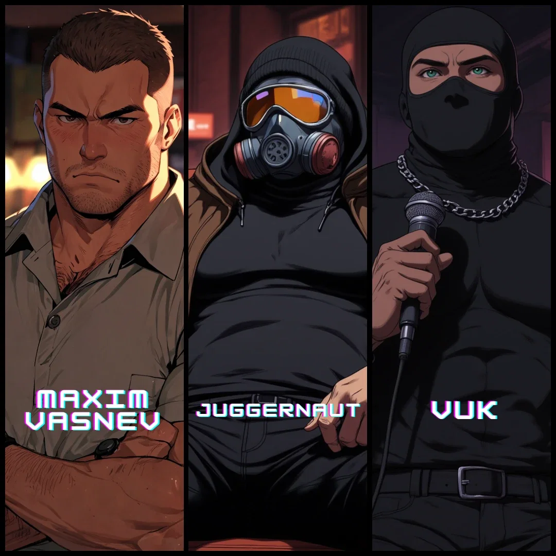 Maxim, Vuk and Juggernaut - Karaoke night