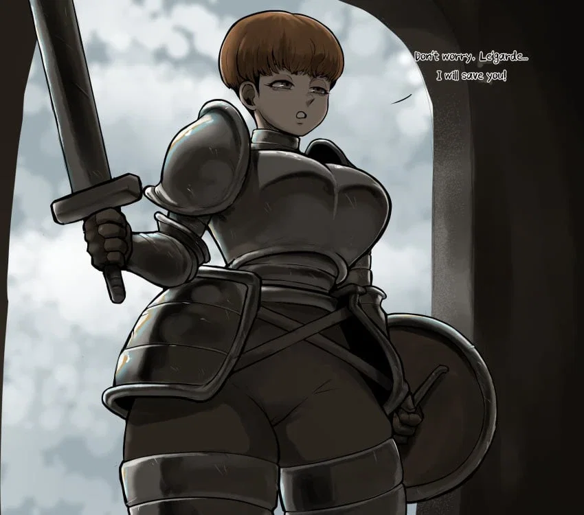 D'arce Cataliss (The pure knight being in the most impure dungeon possible)