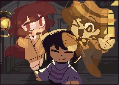 Frisk, Chara, Clover!