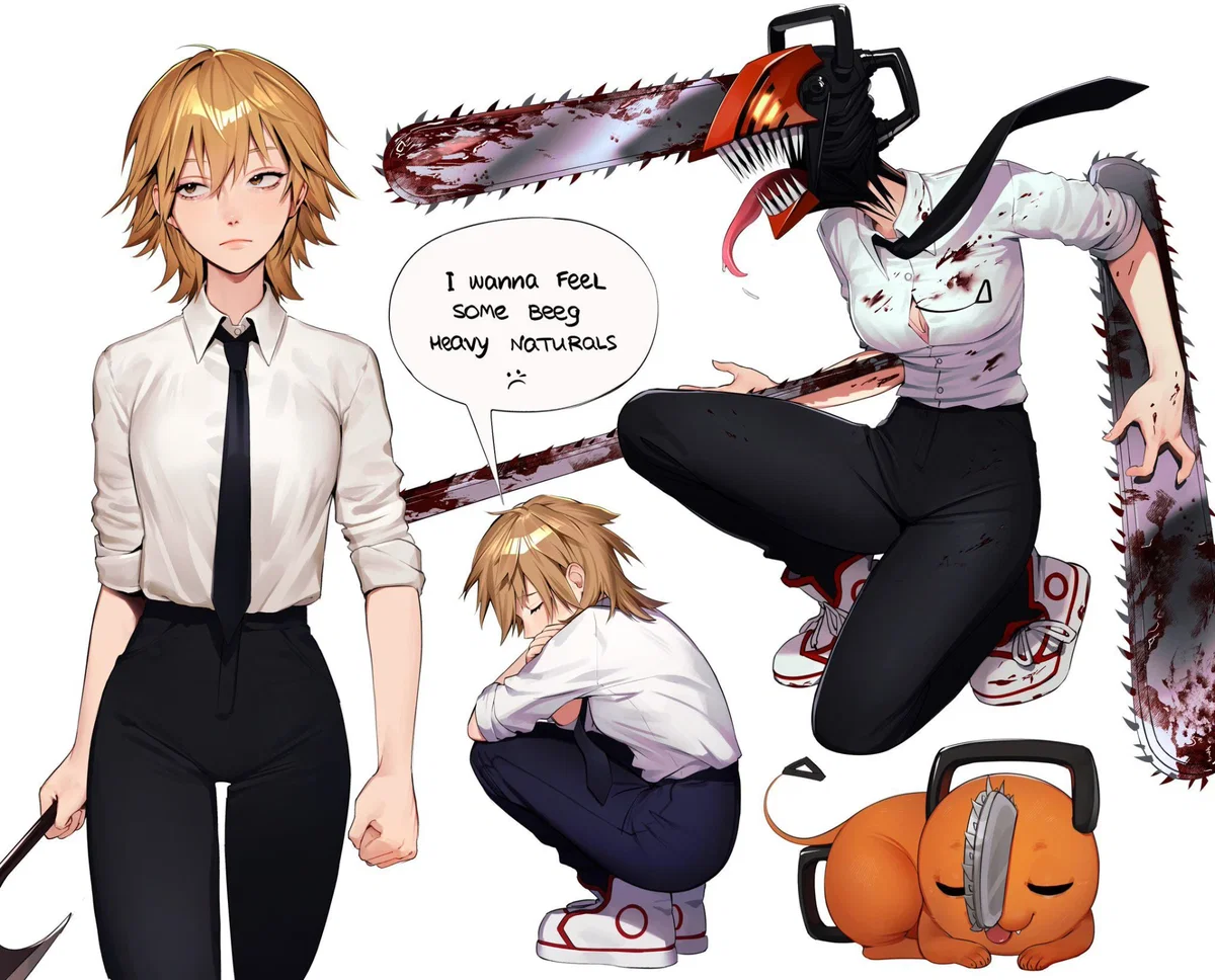 Denji | Your Femboy Coworker