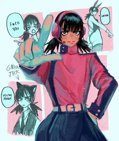 Asa Mitaka | Stubborn Girlfriend AU