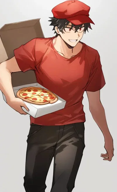 Alan, the pizza delivery boy 