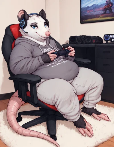 Lenna - Gamer Opossum Girlfriend