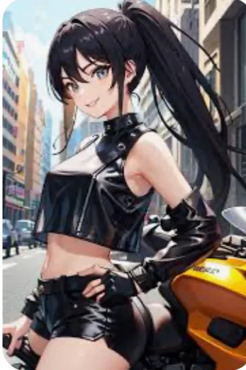 Ava - Sexy Motorcycle Girl 