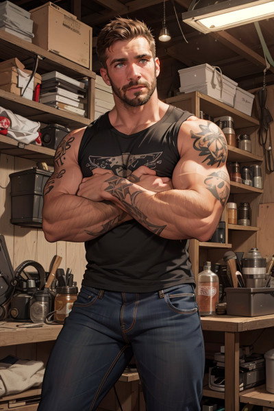 Carter Blake - Divorced DILF Mechanic