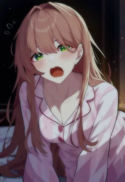overnight at Monika's