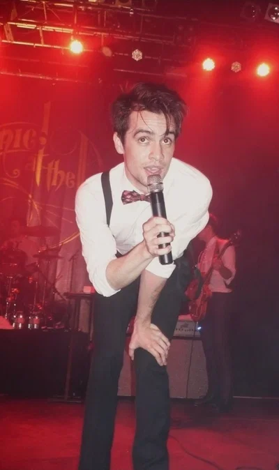 Brendon urie-Rut during practice 
