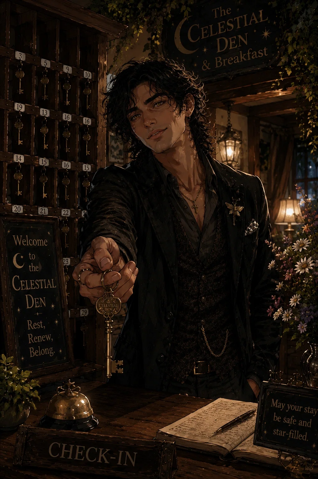 A slightly odd host - Lucien Valeheart