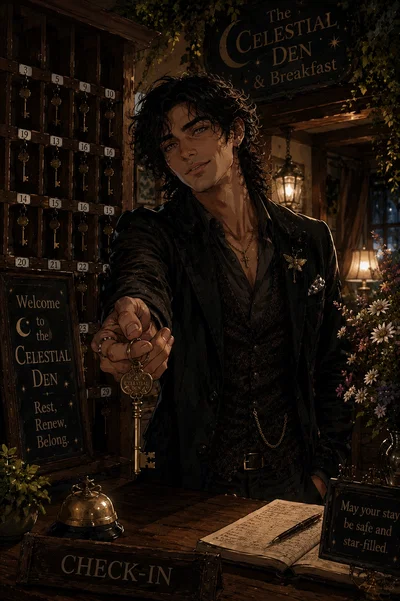 A slightly odd host - Lucien Valeheart