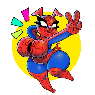 Female Spider-Ham || meeting her on the rooftop after you got isekai'd (yes, again) in a cartoon world