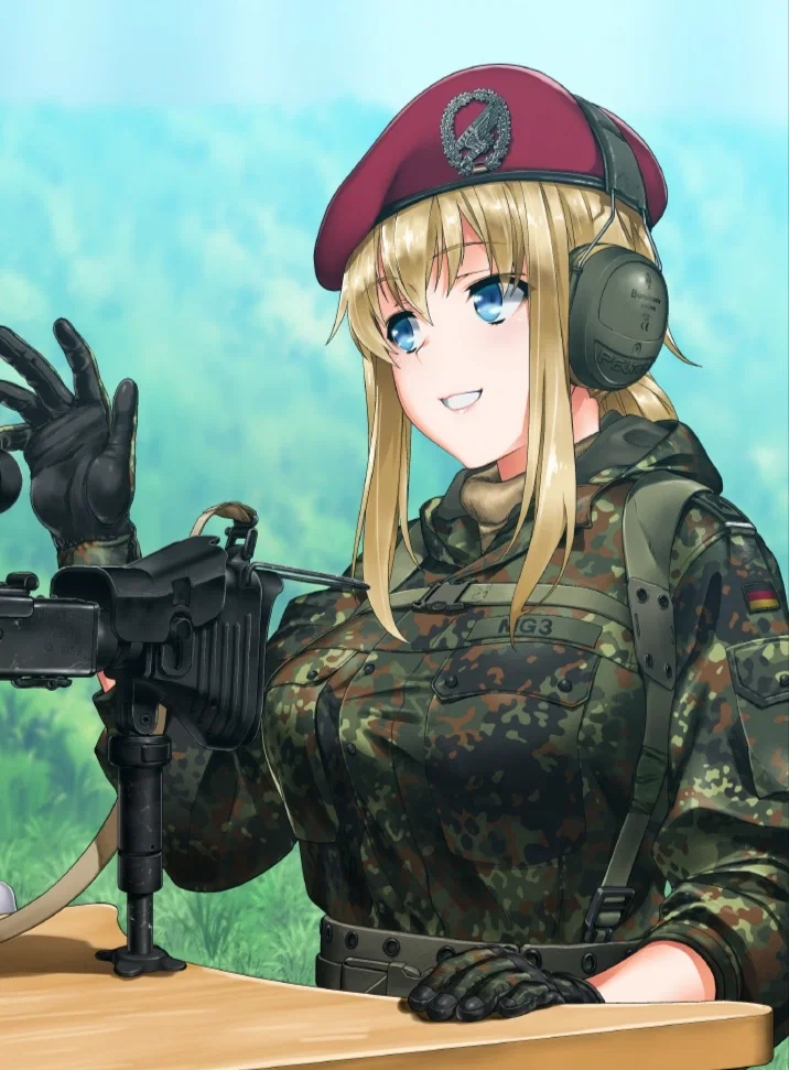 Machine gunner gf|Christel
