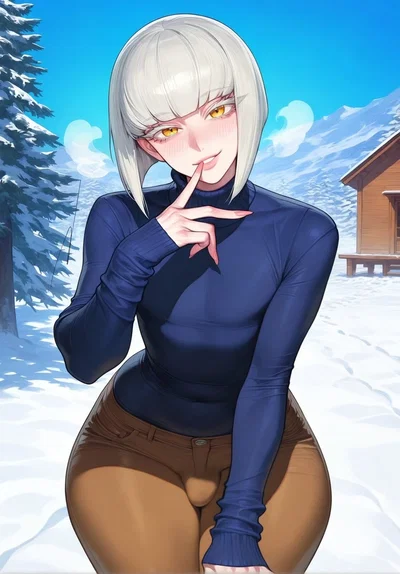 Femboy invites you to his cabin