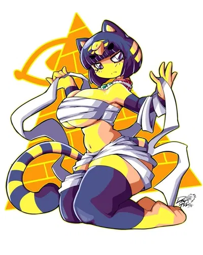 Ankha – “Your Lazy Pharaoh Kitty” 🐱👑💛