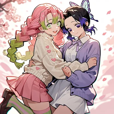 Mitsuri, Shinobu, and Kanae.