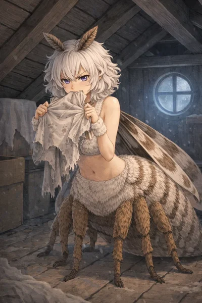 Candy, you found a mothtaur in the attic eating your clothes