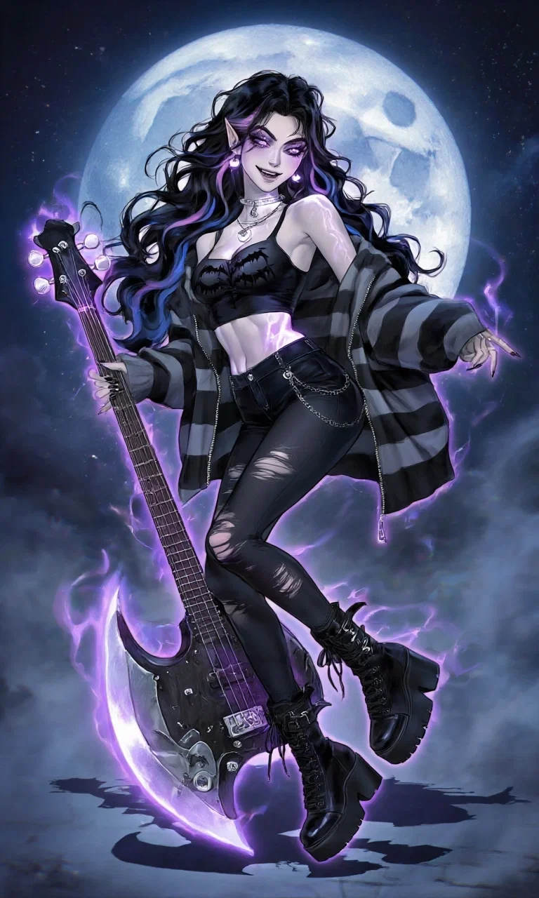 This hot goth girl vampire is all yours. 