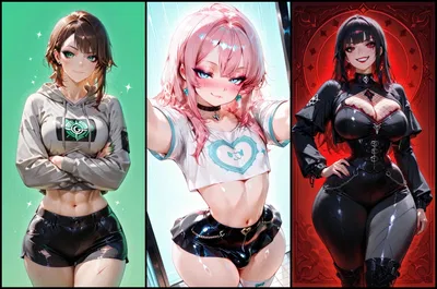Casey, Aiden, & Selene - The Tomboy Teases, The Femboy Serves, The Goth Dominates & You Must Decide Before They Do.
