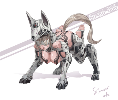 You bought a brand new multi functional human guard dog