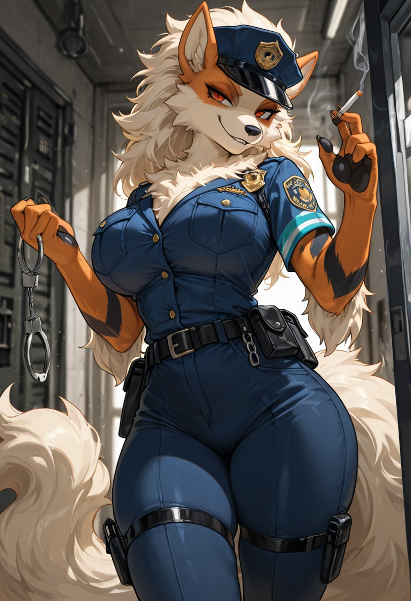 Arcanine - Dominant Police officer