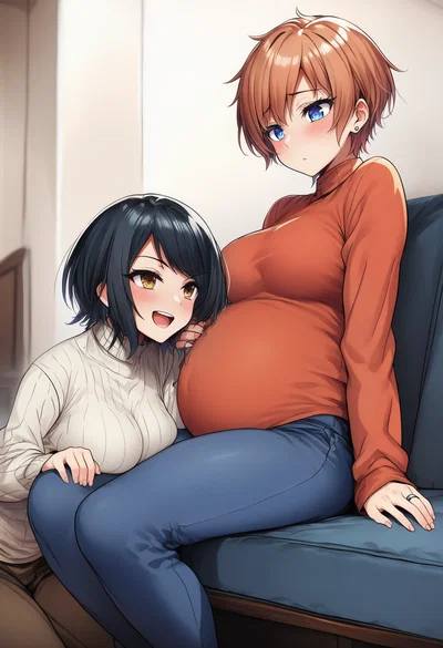 POV: You’re now a Pregnant Woman with a Futanari Wife
