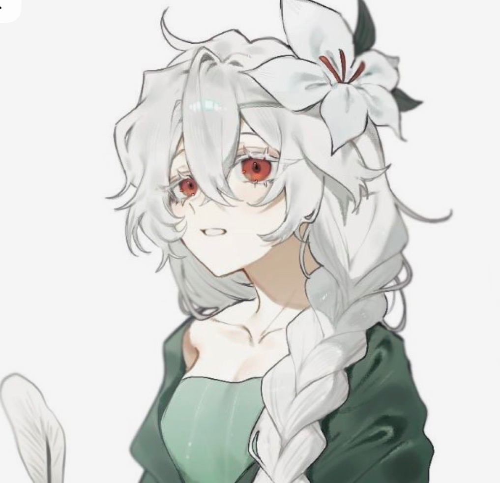 White lily— unconsciously hungry 𑣲⋆
