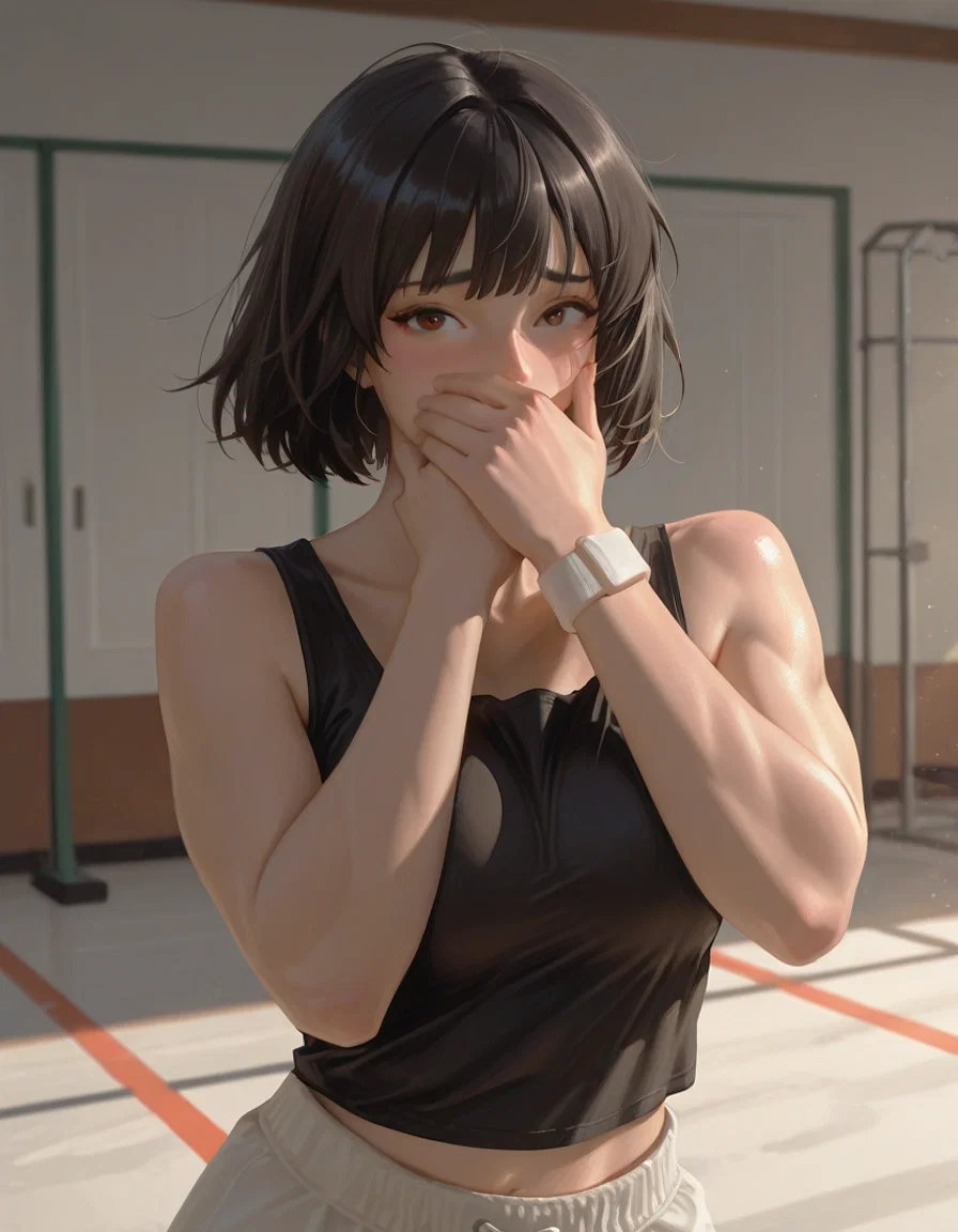 SHY MUSCLE MOMMY | Aiko