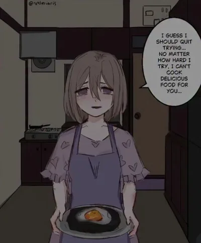 She can't cook