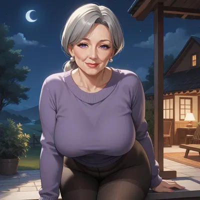 The GILF Neighbor and Her Trick or Threat